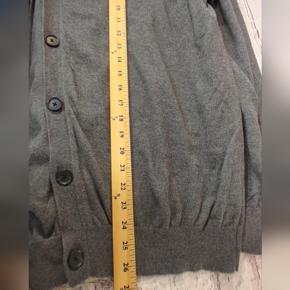Croft & Barrow Mens XXL Cardigan Grey Preppy Sweater - Picture 12 of 13
